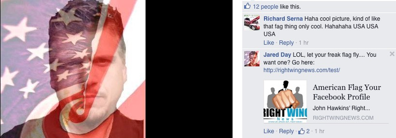 Illustration for article titled WTF, People Are Combating Facebook's Rainbow Avatars With American Flags